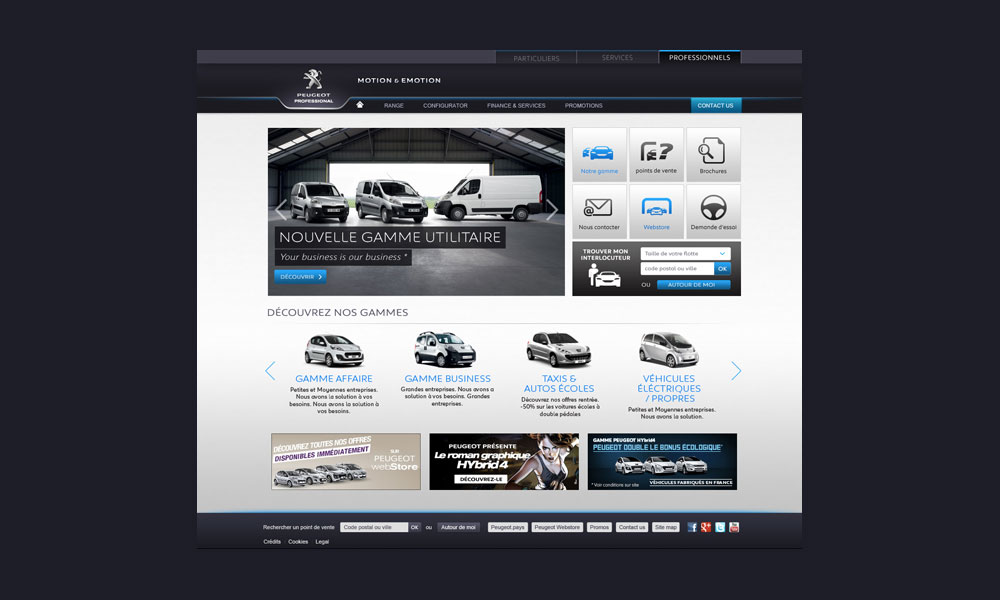 Peugeot site pro